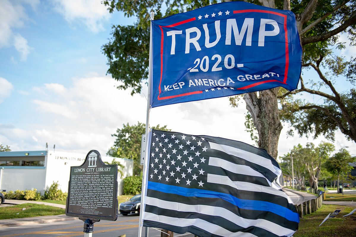 A Trump supporter